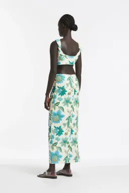 Sir The Label Alexandre Knot Bralette and Midi Skirt Set Print Size 1  for rent on The Volte - image 2