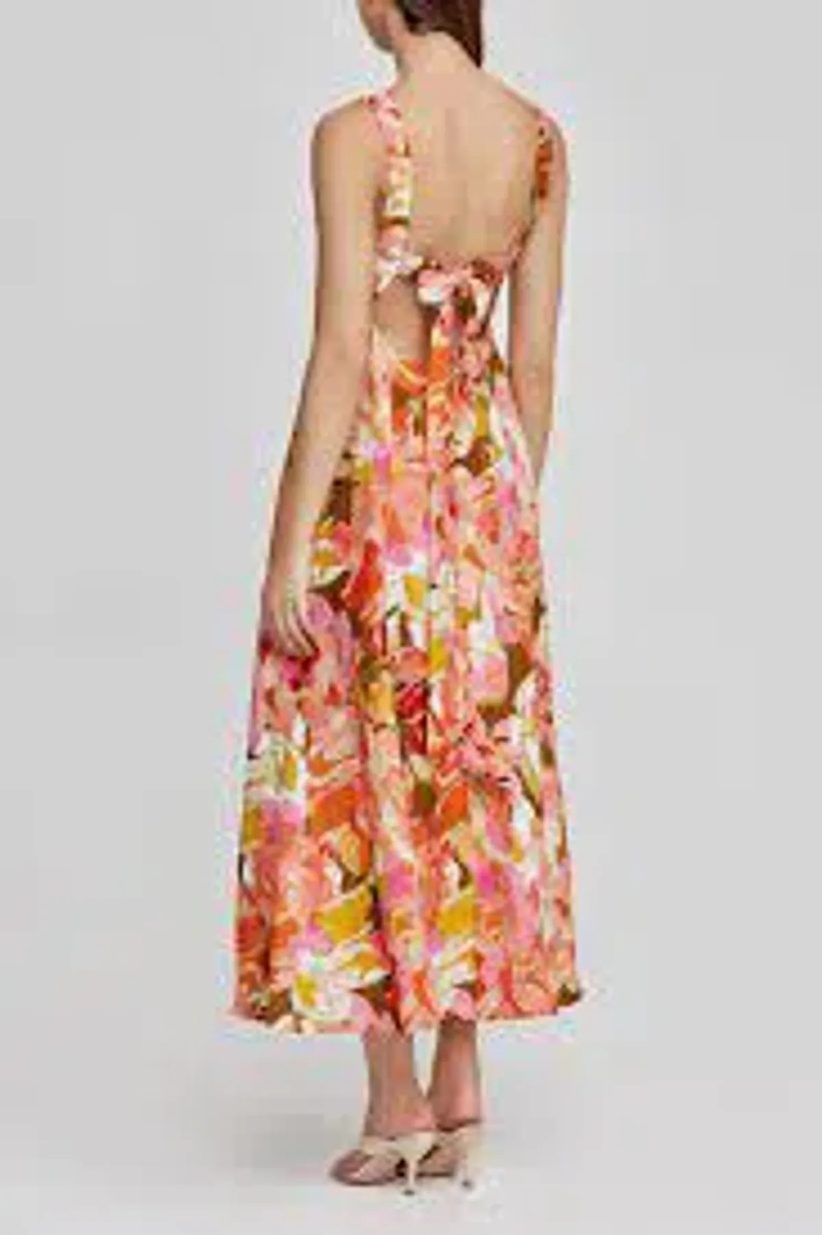Acler Tate Midi Dress Floral Size 6 - Image 2