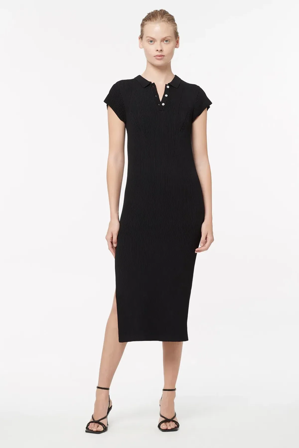 Manning Cartell MVP Knit Polo Dress Black Size 6 - Image 1