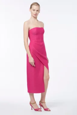 Manning Cartell Electric Avenue Midi Dress Pink Size 8 for rent on The Volte - image 4