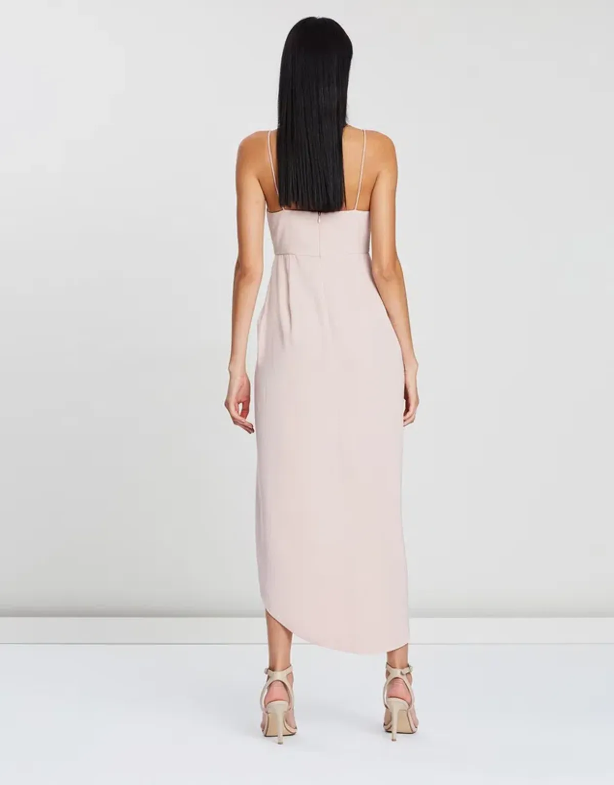 Shona Joy Core Cocktail Dress Blush Size 10 - Image 2