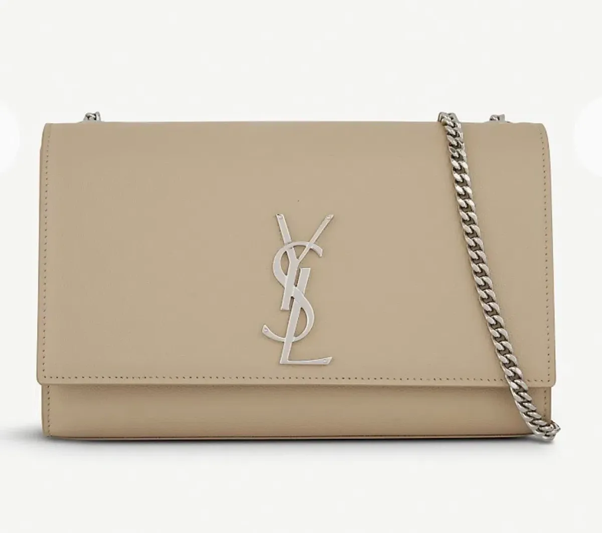 Saint Laurent Kate Monogram Shoulder Bag Nude - Image 2