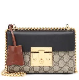 Gucci GG Supreme Padlock Bag Small Beige/Ebony for rent on The Volte - image 2