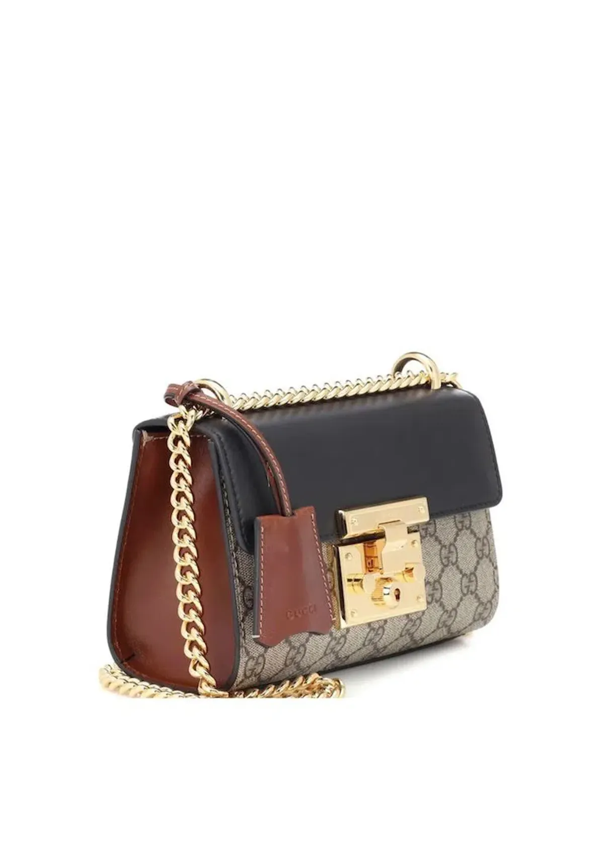 Gucci GG Supreme Padlock Bag Small Beige/Ebony - Image 1