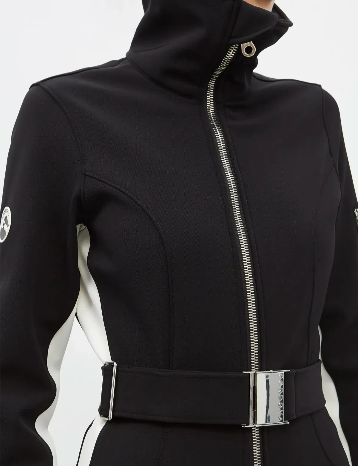 Cordova Striped Signature Ski Suit Onyx Size 8 - Image 4