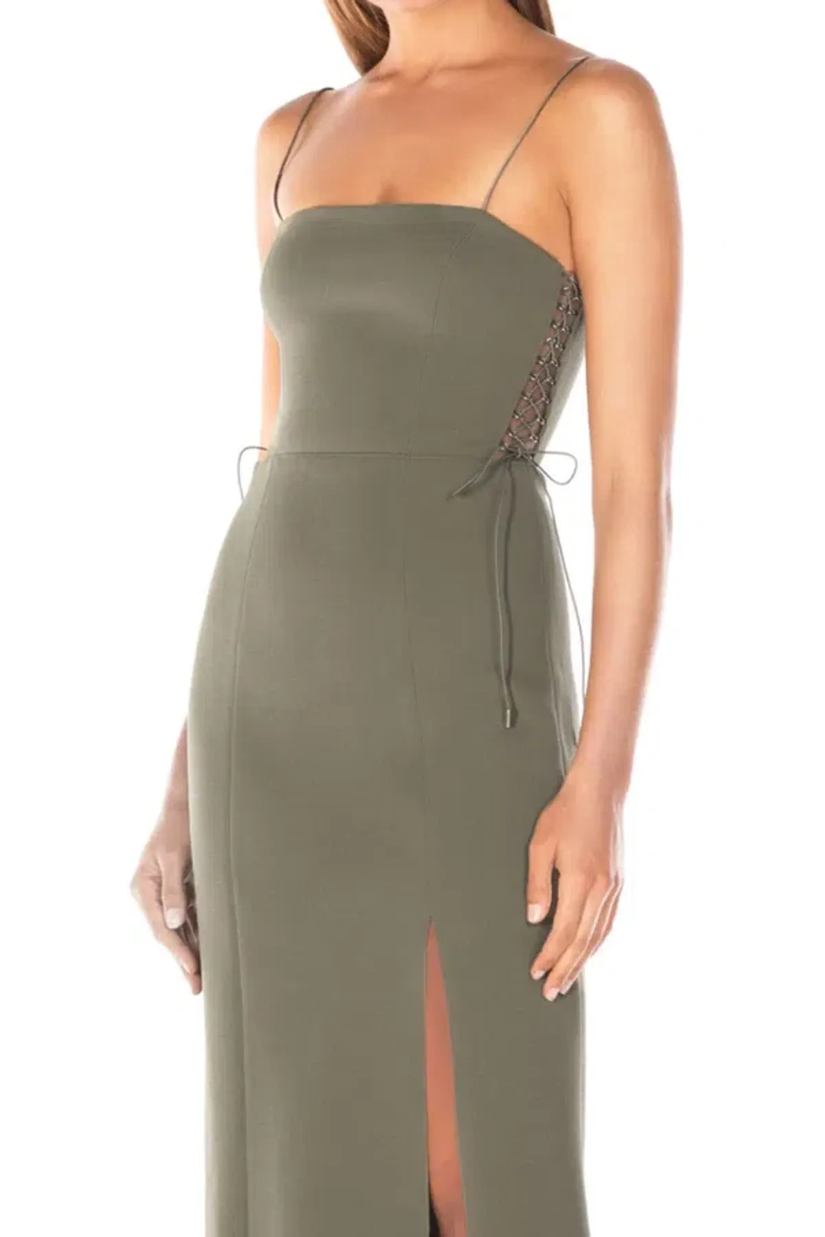 Misha Desiree Dress Green Size 10 - Image 3