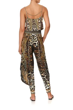 Camilla Jersey Drape Pant Berkeley St After Dark Animal Print Size S / AU 8 for rent on The Volte - image 2