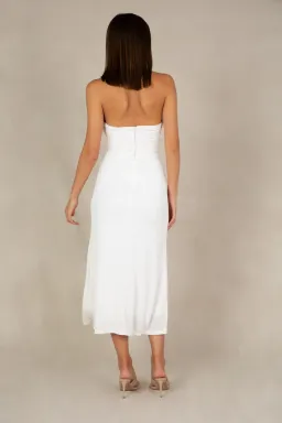Misha Esperanza Midi Dress White Size 8 for rent on The Volte - image 2
