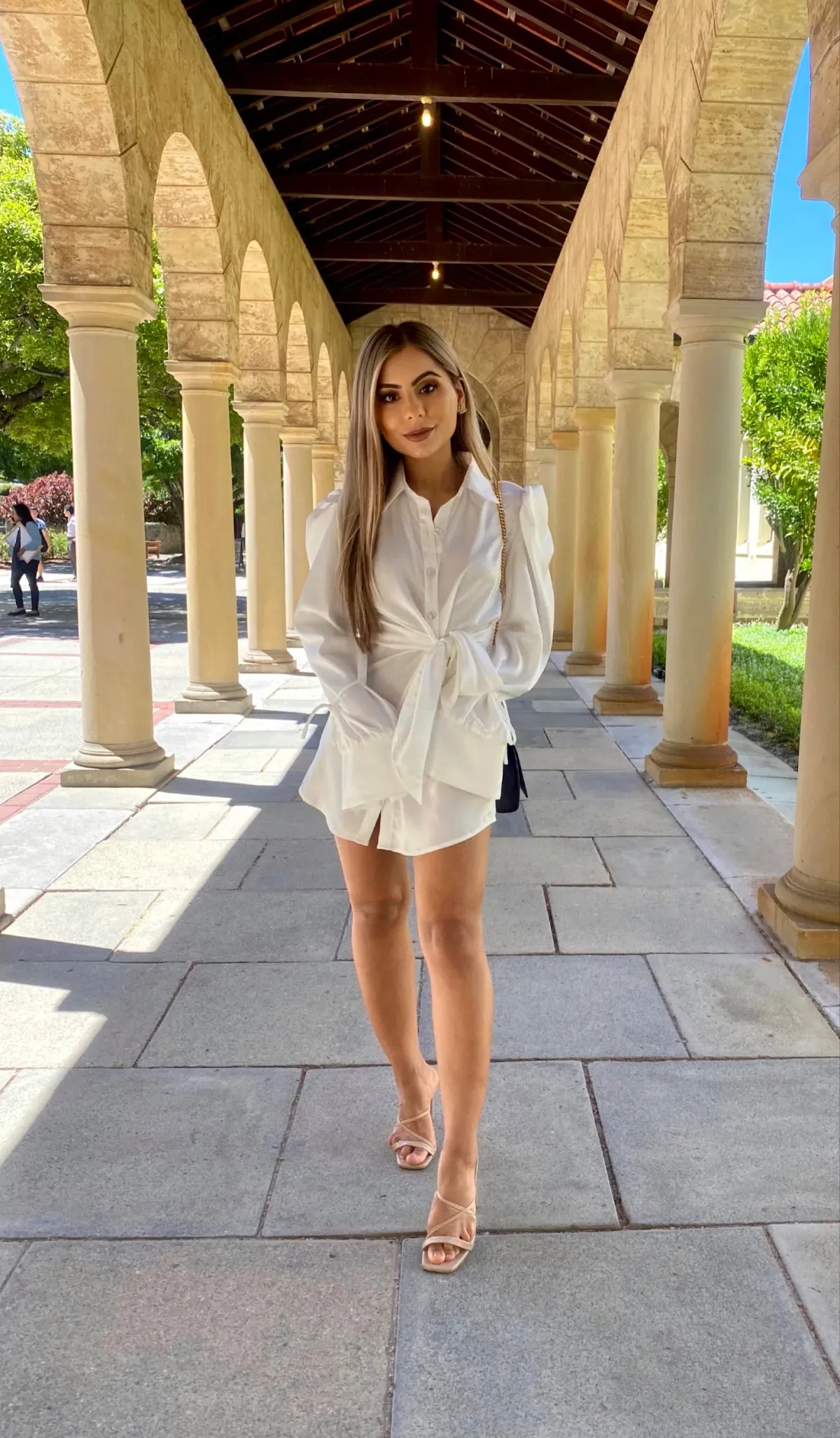 Khirzad Femme Tulum Mini Dress White Silk Size XXS / AU 4 - Image 1