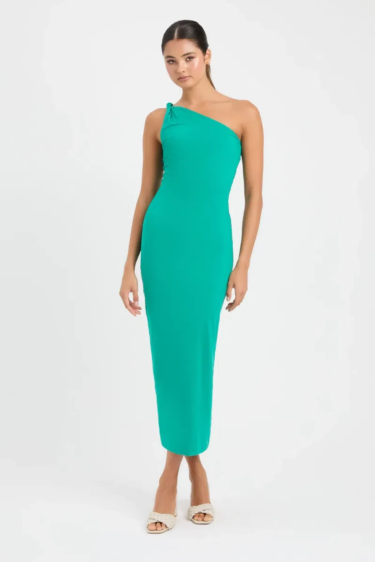 Kookai Bambi Midi Dress Green Size 10 - Image 1