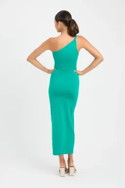 Kookai Bambi Midi Dress Green Size 10  for rent on The Volte - image 2