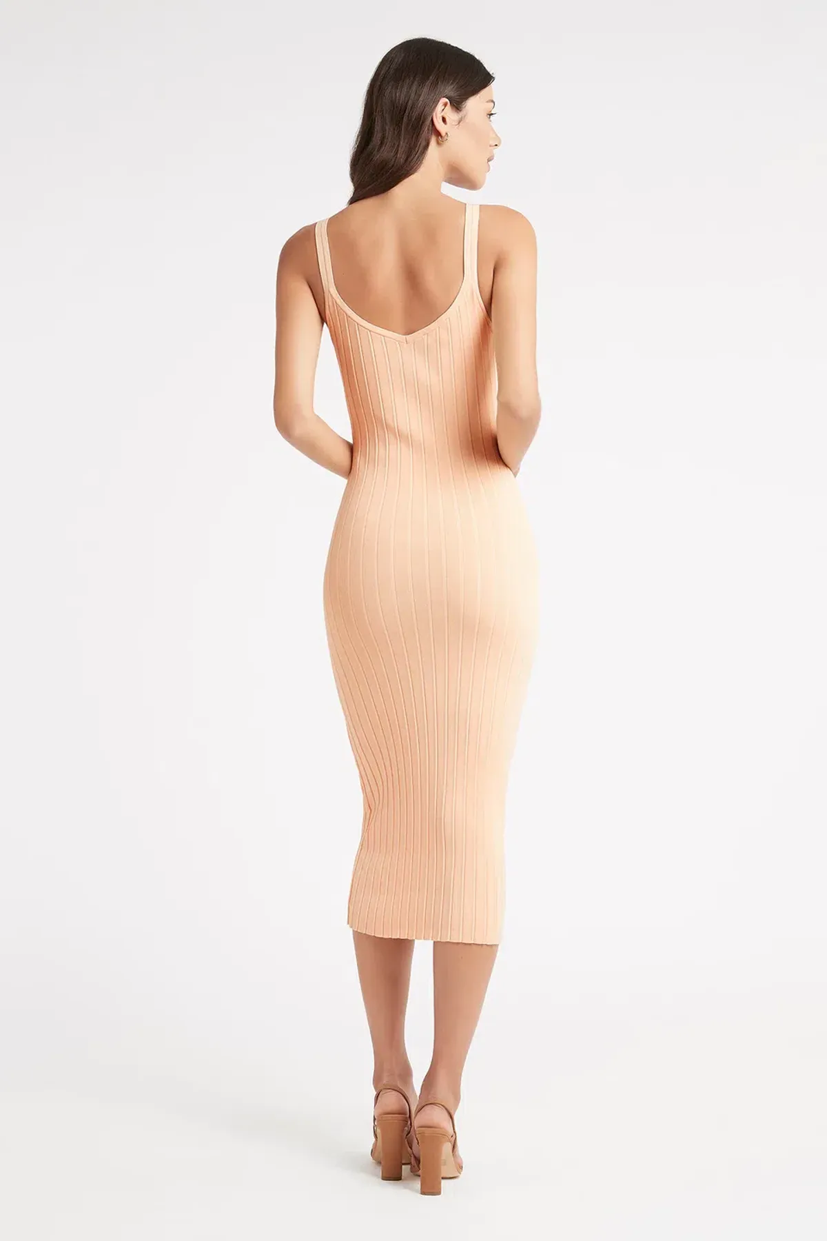 Kookai Stirling Dress Peach Size 12 - Image 2