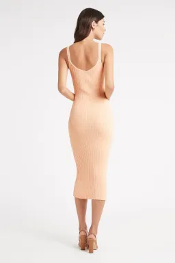 Kookai Stirling Dress Peach Size 12  for rent on The Volte - image 2