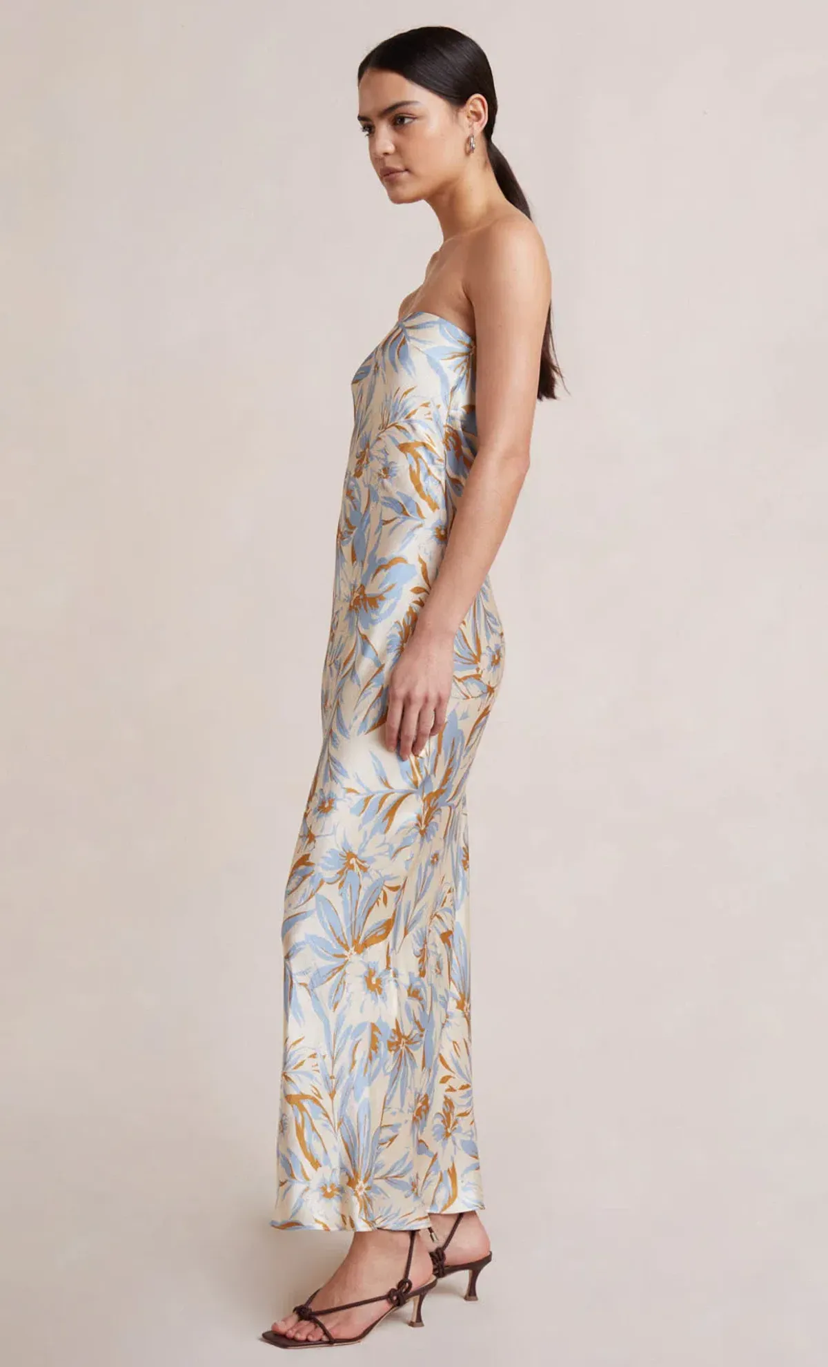 Bec & Bridge Stella Strapless Dress Print Size 12  - Image 2