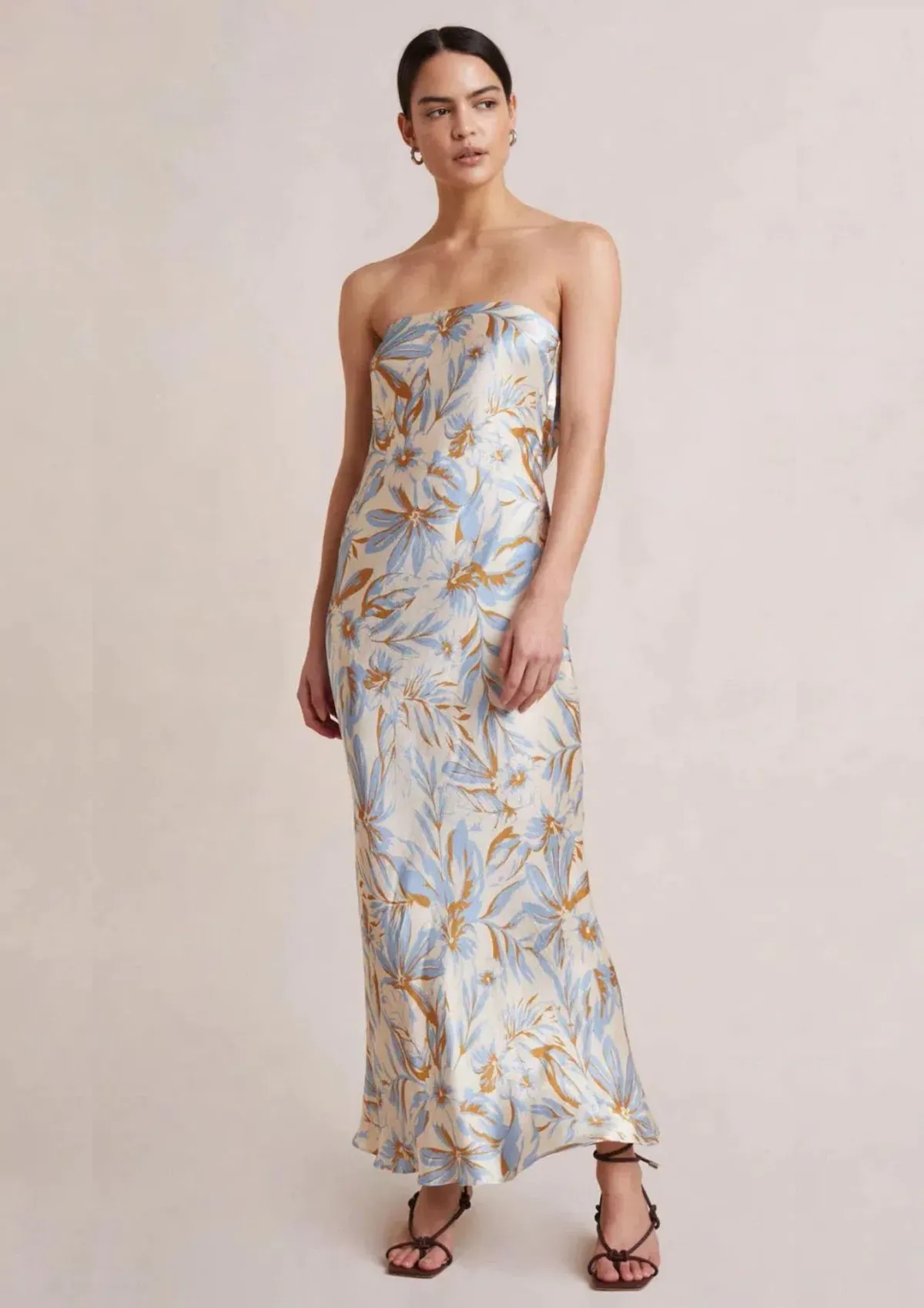 Bec & Bridge Stella Strapless Dress Print Size 12  - Image 1