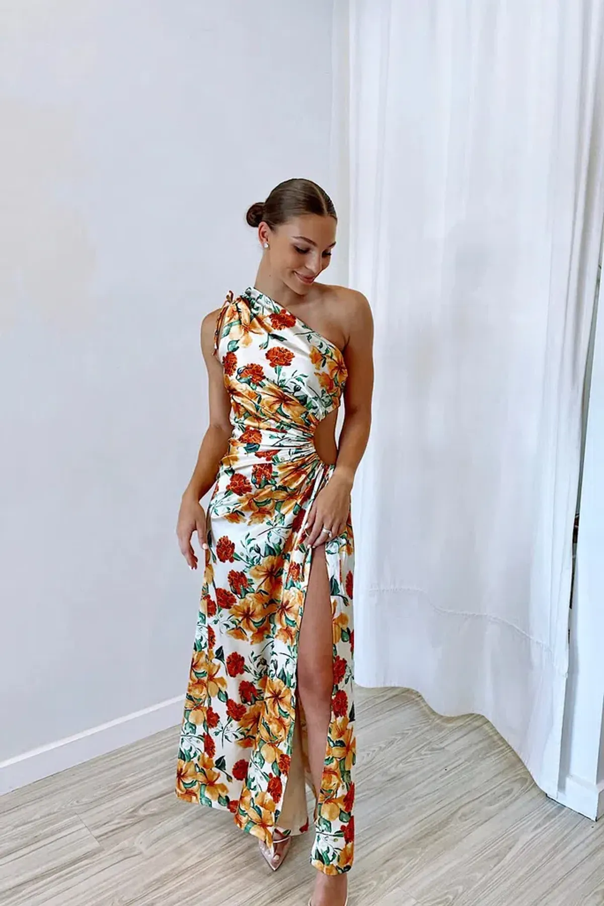 Sonya Moda Nour Maxi Dress Yarden Floral Size 8 - Image 4