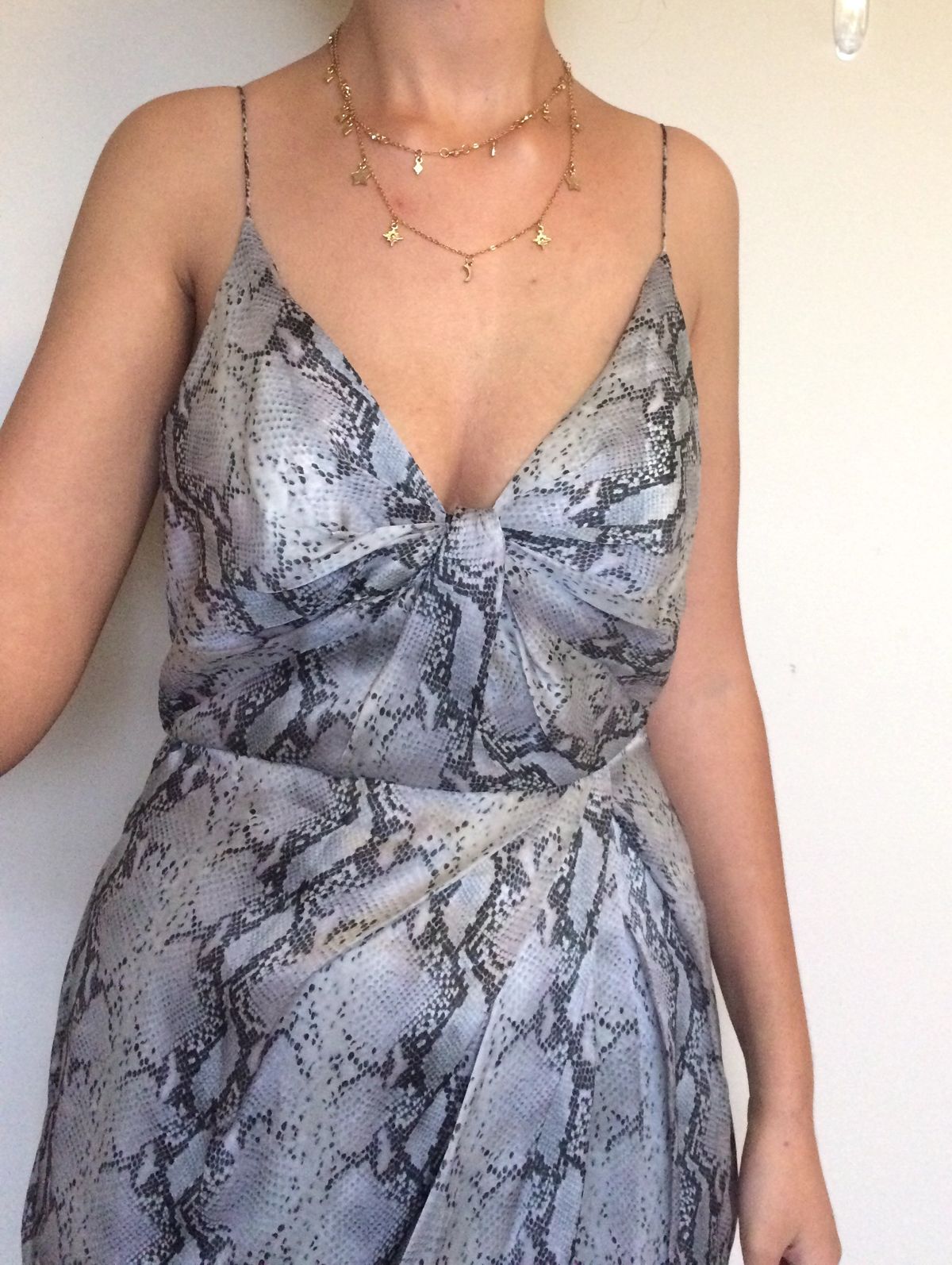 Zimmermann Snake Skin Cocktail Dress Print Size 1 / AU 10 - Image 2