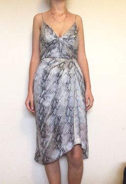 Zimmermann Snake Skin Cocktail Dress Print Size 1 / AU 10 for rent on The Volte - image 1
