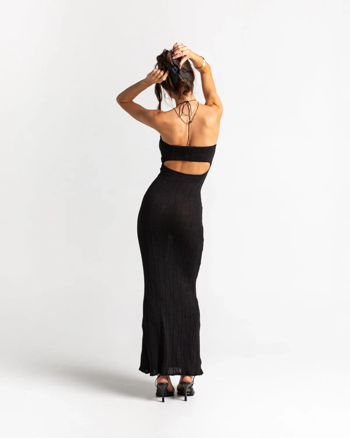 Arcina Ori Cindy Dress Black Size 6 - Image 4
