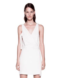 Dion Lee Whitewash Utility Mini Dress for rent on The Volte - image 2