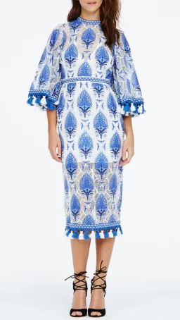 Alice McCall Memphis Palm Burnout Dress Print Size 8 for rent on The Volte - image 1
