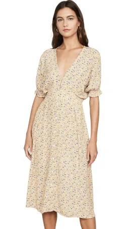 Faithfull the Brand Farrah Midi Dress Print Size 10 for rent on The Volte - image 6