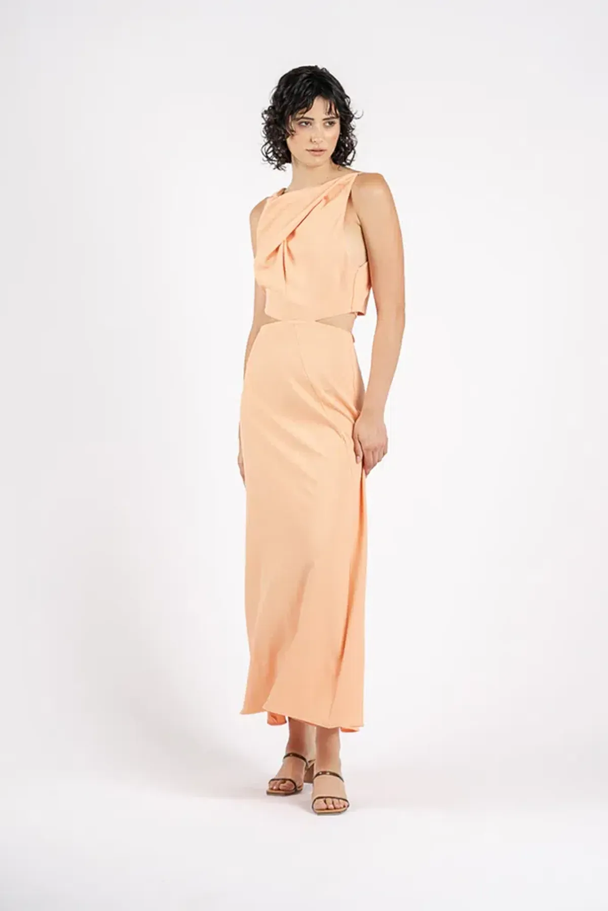 One Fell Swoop Bijoux Maxi in Melon Orange Size 8 - Image 2