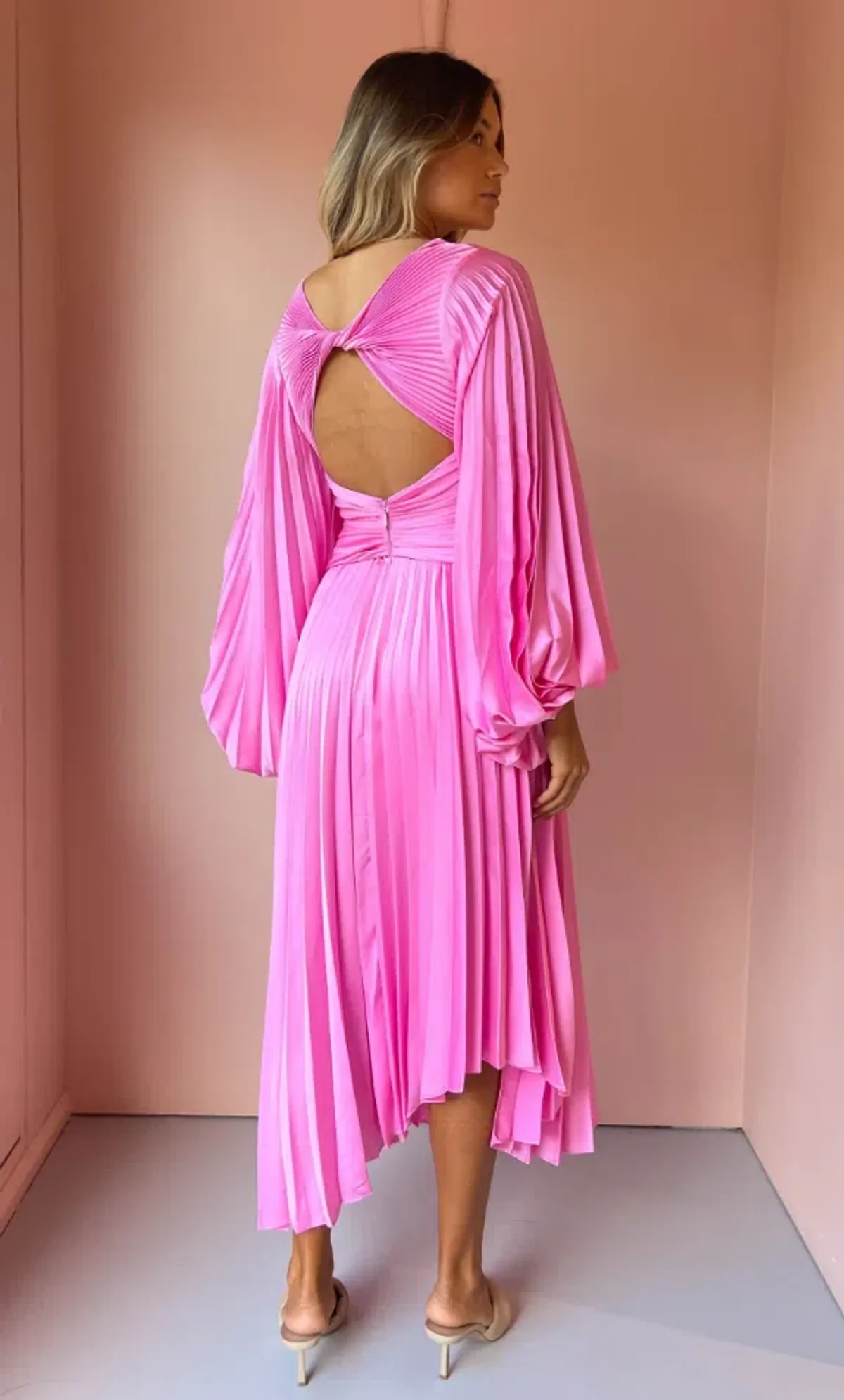 Acler Palms Dress Confetti Pink Size 12 - Image 2