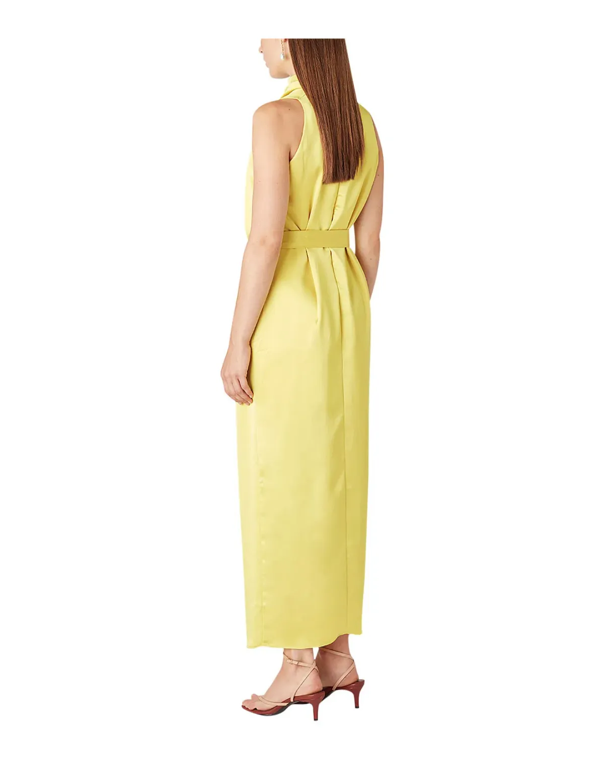 Camilla and Marc Phoebe Drape Dress Yellow Size 10 - Image 2