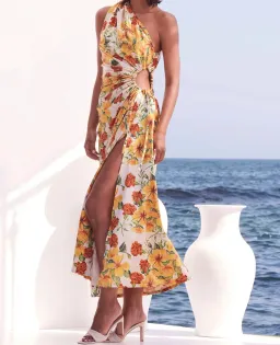 Sonya Moda Nour Yarden Floral Maxi Dress Print Size 12 for rent on The Volte - image 2