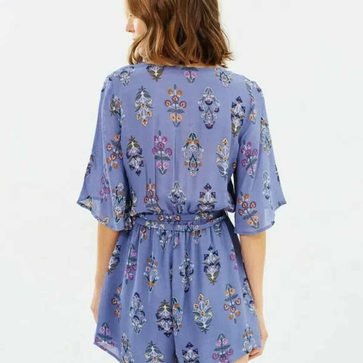 Tigerlily Floral Playsuit Print Size 6 - Image 2