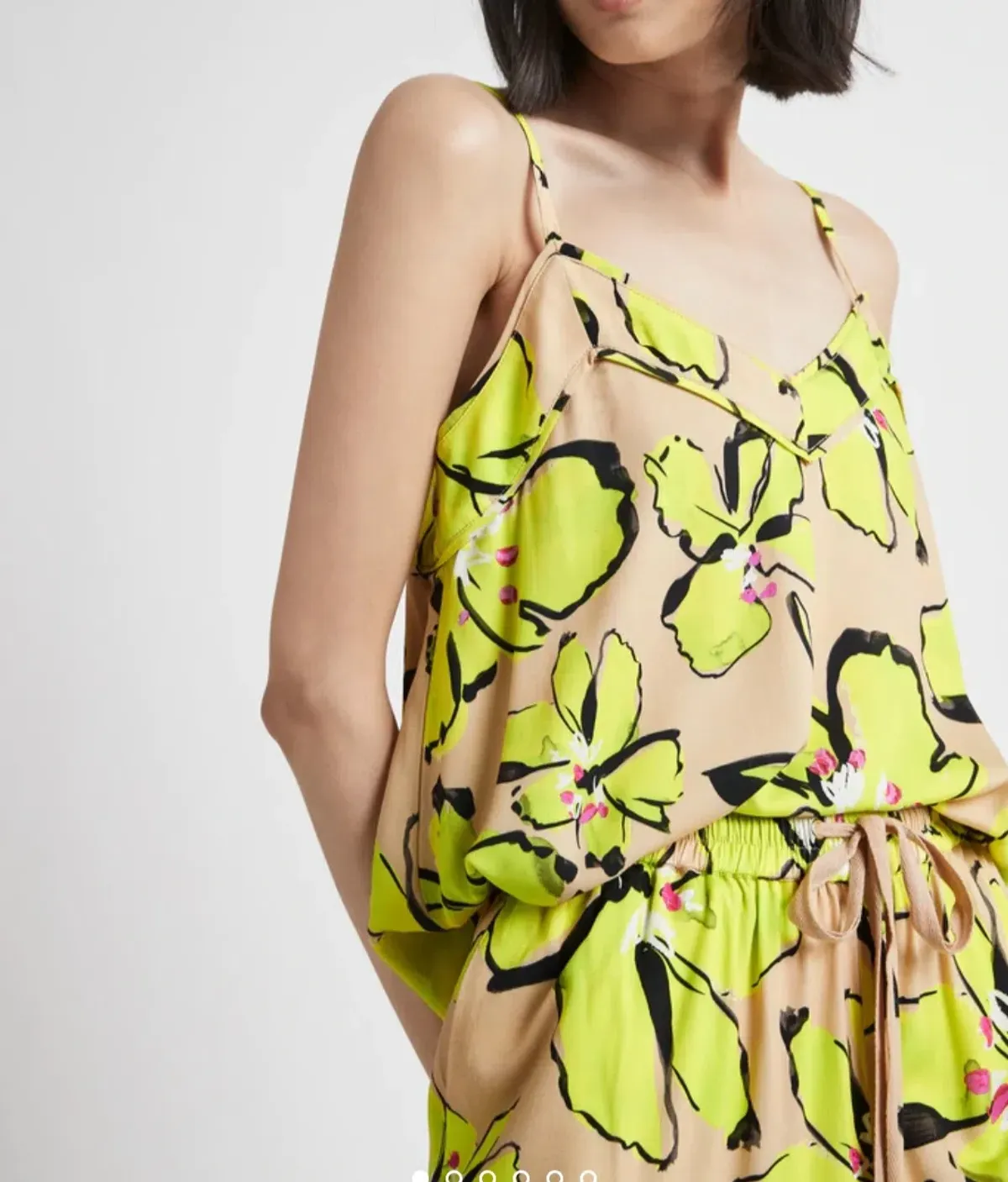 Aje Pelicano Citrus Bloom Strap Cami Top Print Size 12 - Image 3