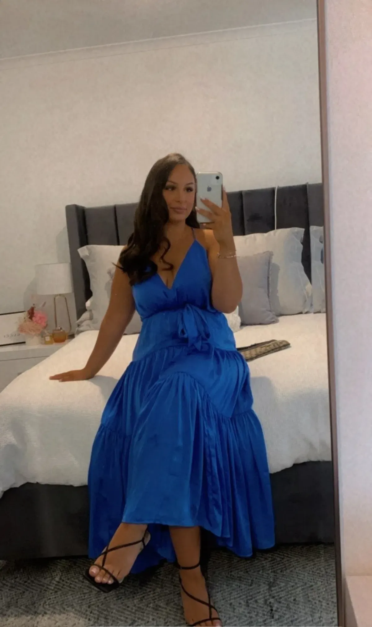 Sheike Sirocco Maxi Dress Blue Size 10 - Image 3