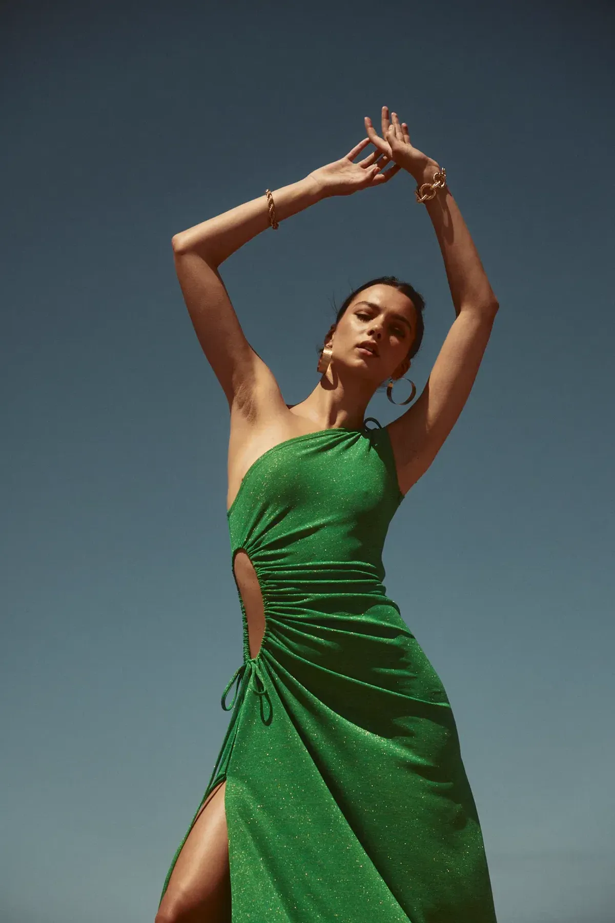 Sonya Moda Nour Maxi Dress in Green Size 10 - Image 7