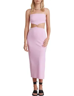 Bec & Bridge Alba Cut Out Midi Dress Pink Size 14 for rent on The Volte - image 1