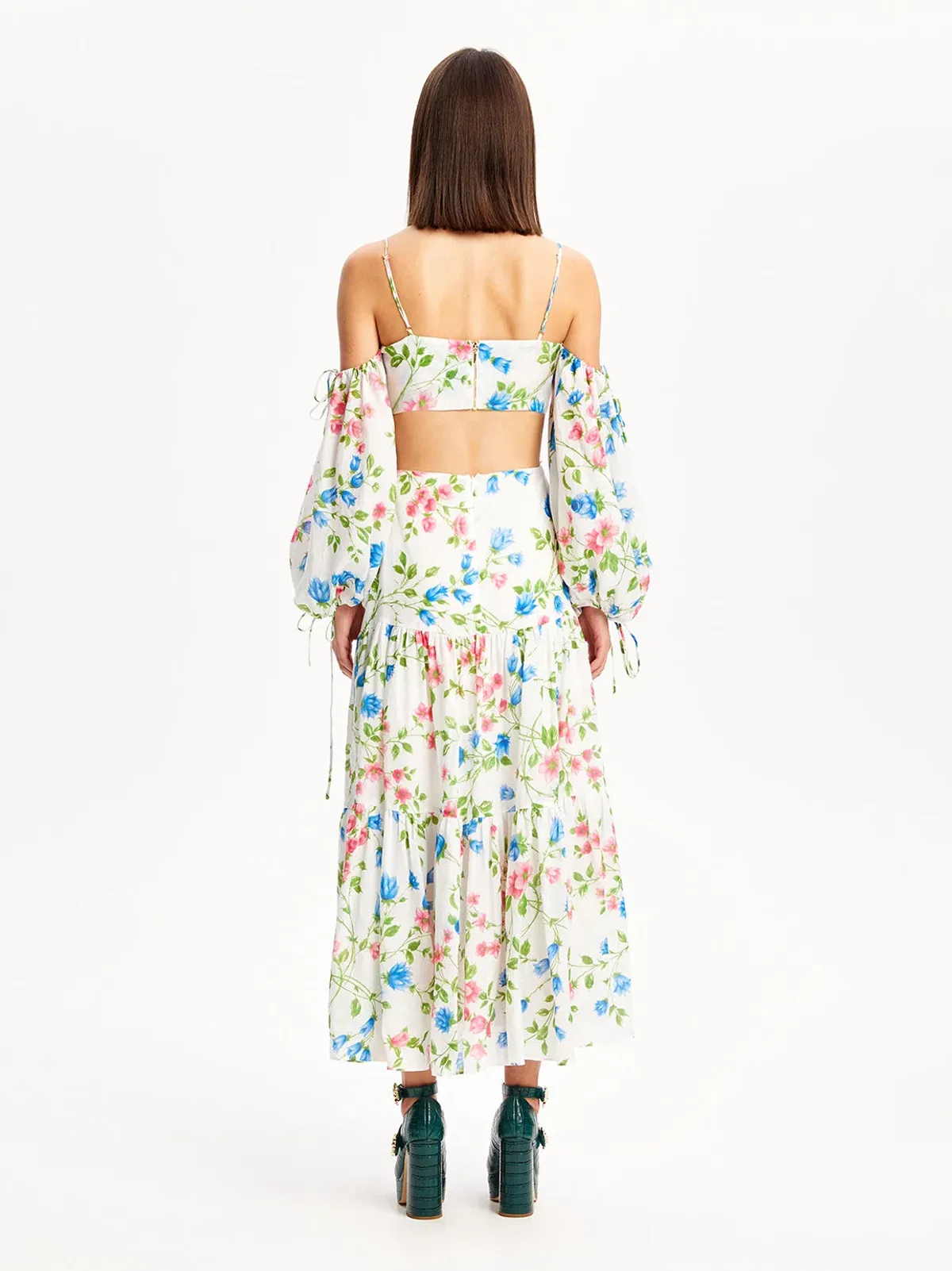 Alice McCall Rolling Meadows Midi Dress Bluebell Print Size 12 - Image 2