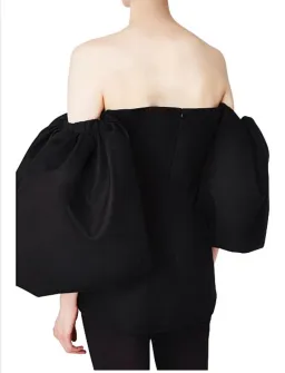 Ellery Countess Shaped Corset Top Black Size 40 for rent on The Volte - image 2