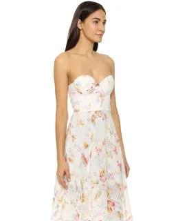Zimmermann Belle Bustier Midi Dress Floral Size 0 / AU 8 for rent on The Volte - image 2