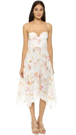 Zimmermann Belle Bustier Midi Dress Floral Size 0 / AU 8 for rent on The Volte - image 4
