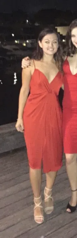 Bec and Bridge Red midi dress size 6 for rent on The Volte - image 2