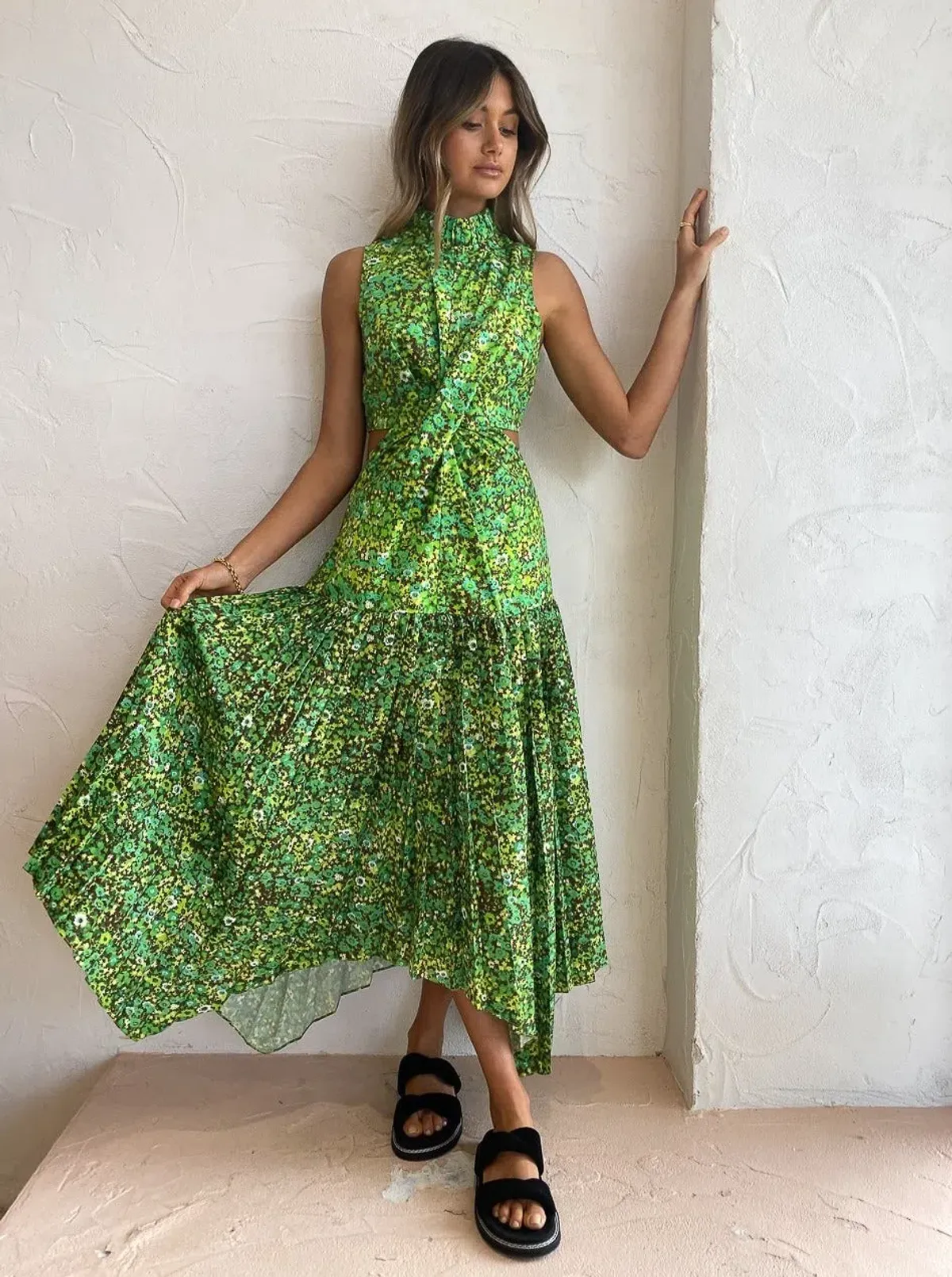 Alemais Phyllis Dress Print Size AU 6 - Image 3