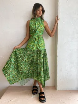 Alemais Phyllis Dress Print Size AU 6 for rent on The Volte - image 3