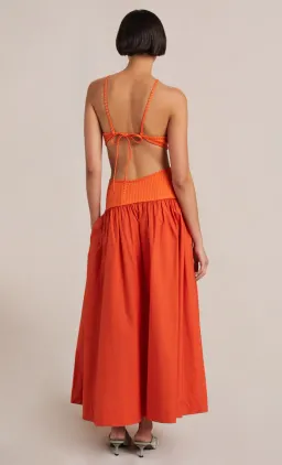 Bec & Bridge Ula Cut Out Maxi Dress Chilli Orange Size S / AU 8 for rent on The Volte - image 3