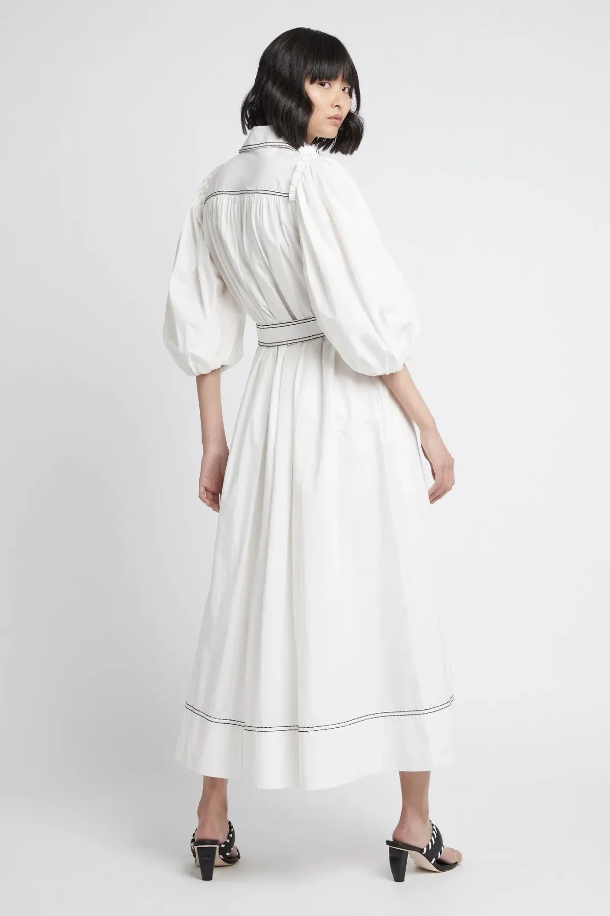 Aje Epiphany Shirtdress  White Size 8 - Image 3