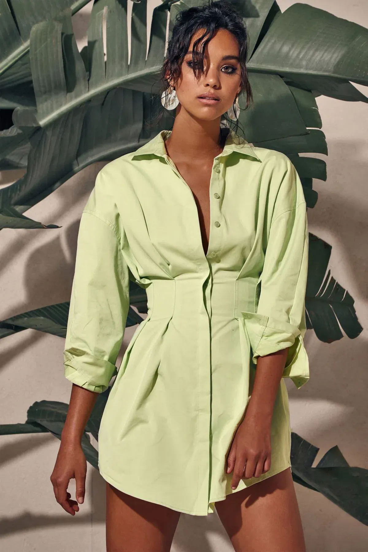 Mossman A New Light Dress Green Size 8  - Image 2