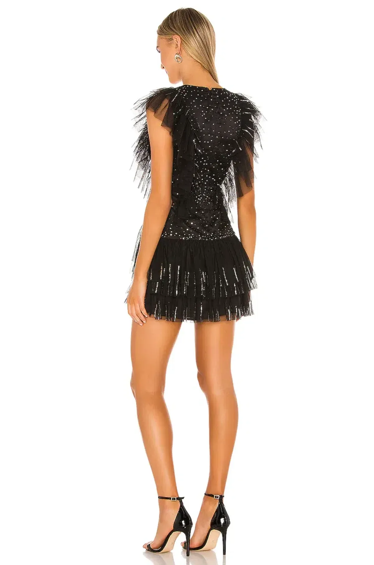 Tularosa Ambre Embellished Mini Dress Black Size 10  - Image 2
