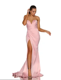Jadore Esen Strapless Gown Pink Size 8 for rent on The Volte - image 1