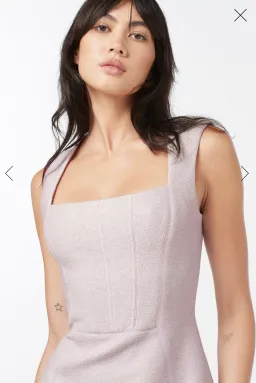 Manning Cartell Water Colour Mini Dress Lilac Tint Size 8 for rent on The Volte - image 3