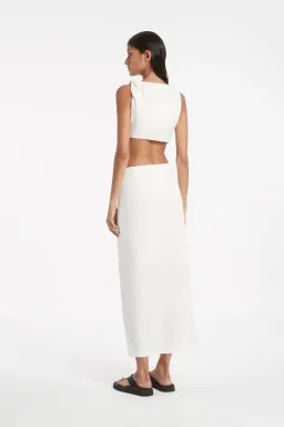Sir The Label Ambroise Knot Dress White Size 8 for rent on The Volte - image 4