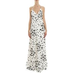 Galvan Flocked Leopard Print Dress for rent on The Volte - image 3
